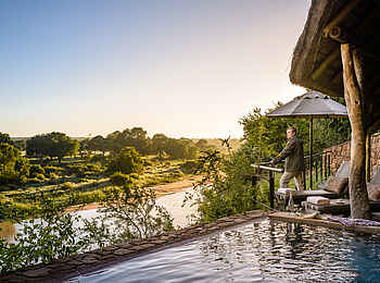 Singita Ebony Lodge: Plungepool einer Suite Singita Ebony Lodge: Plungepool einer Suite