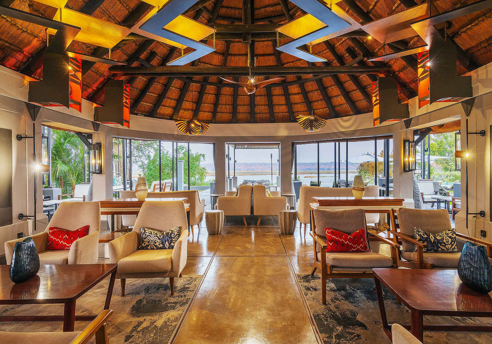 Chobe Water Villas: In der Lounge Chobe Water Villas: In der Lounge