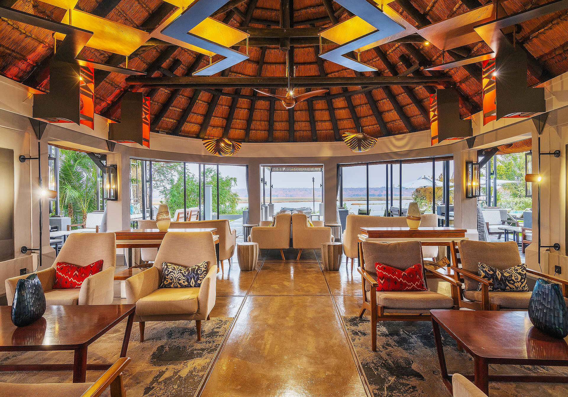 Chobe Water Villas: In der Lounge