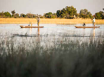 Kweene River Camp: Mokorofahrt