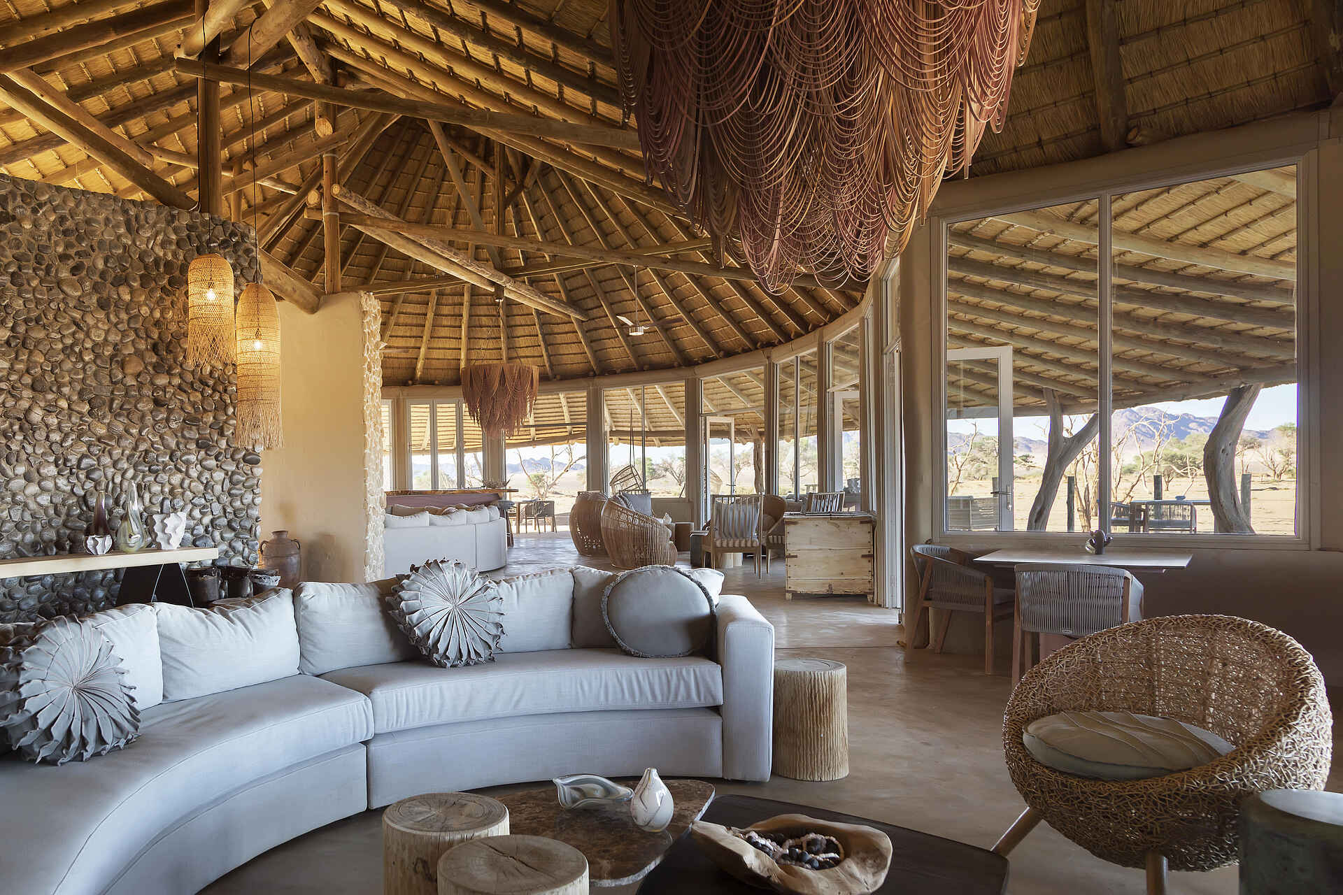 Little Kulala Lodge: Loungebereich