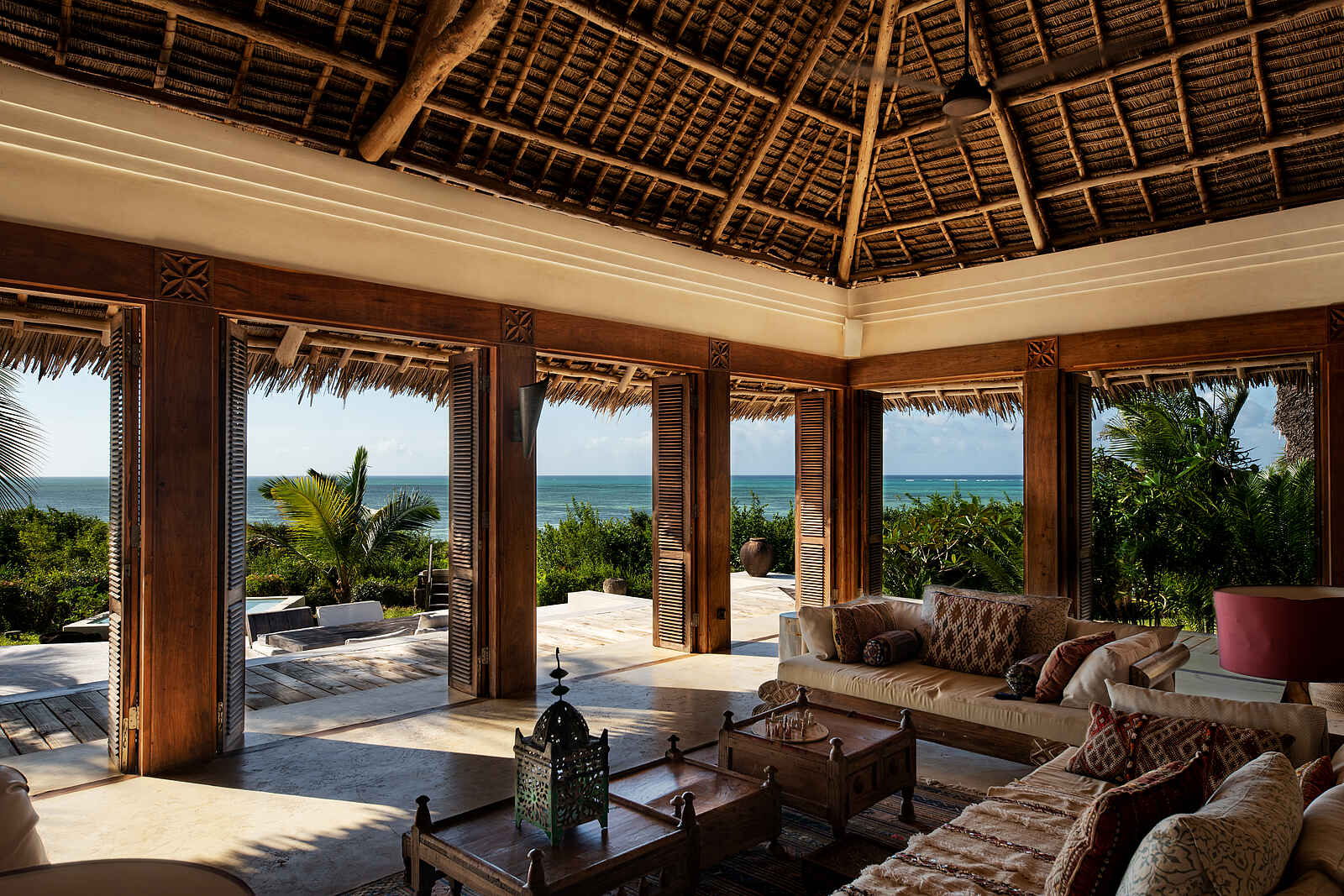 Qambani Luxury Resort: Blick aus der Lounge Qambani Luxury Resort: Blick aus der Lounge