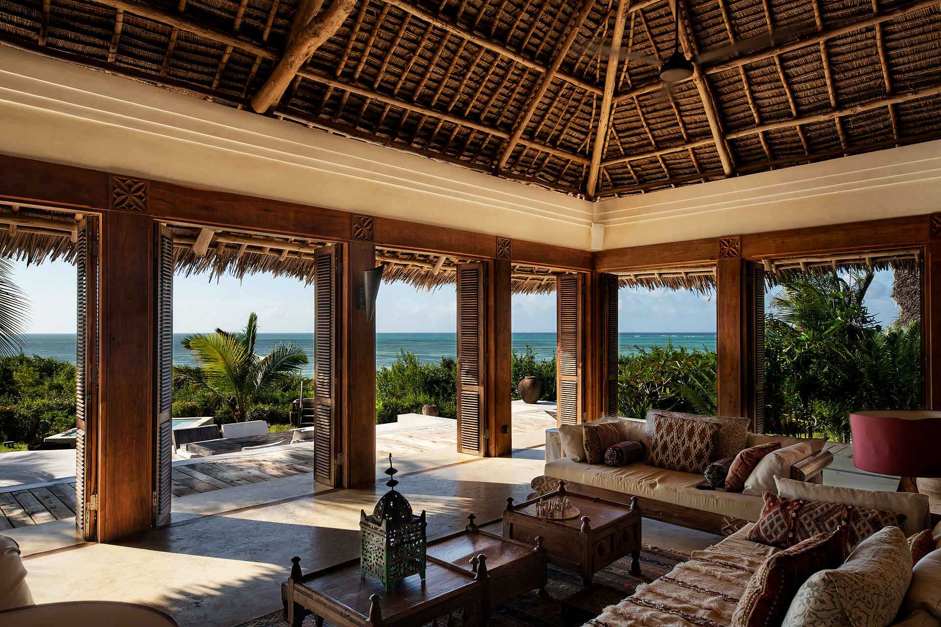 Qambani Luxury Resort: Blick aus der Lounge