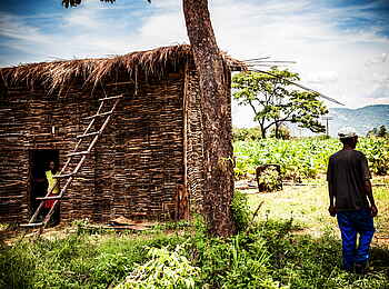Musangano Lodge: Besuch eines Tabakbauern