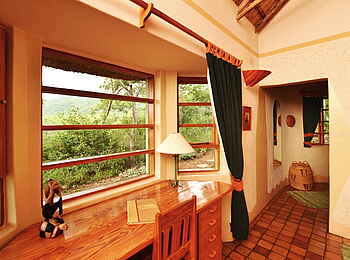 Musangano Lodge: Blick in ein Chalet