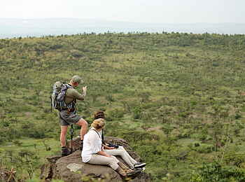 Naboisho Camp: Blick in die Savanne