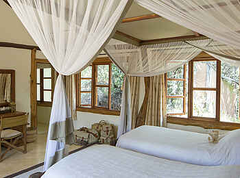 Basecamp Mara Houses: Das Zweibettzimmer im Mara House Basecamp Mara Houses: Das Zweibettzimmer im Mara House