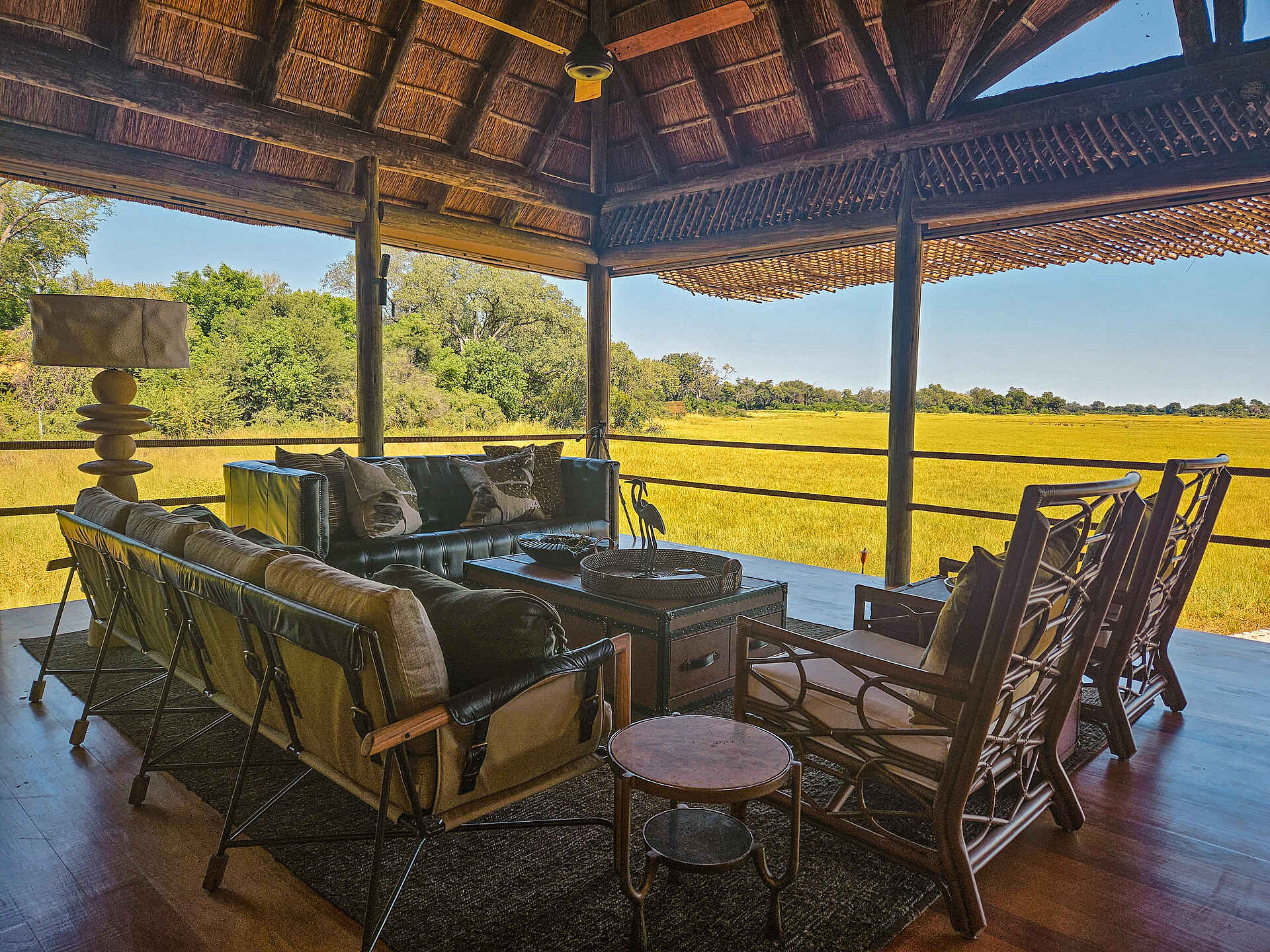 Kanana-Nyana-Camp: Terrasse