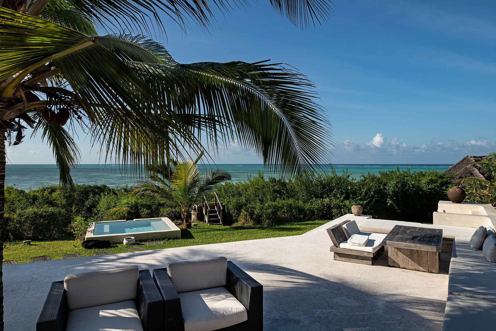 Qambani Luxury Resort: Blick aufs Meer