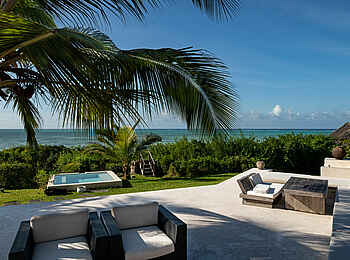 Qambani Luxury Resort: Blick aufs Meer