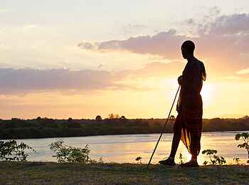 Rufiji River Camp: Silhouette Rufiji River Camp: Silhouette