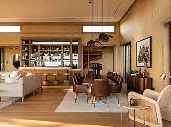 Singita Milele: Bar und Lounge