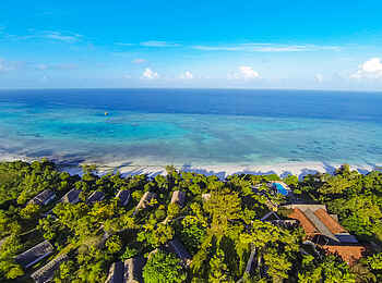 The Manta Resort: Die Anlage von Oben The Manta Resort: Die Anlage von Oben