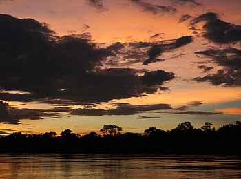 Waterberry Lodge: Sonnenuntergang