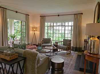 Wilderness Sabyinyo: Wohnzimmer einer Suite Wilderness Sabyinyo: Wohnzimmer einer Suite