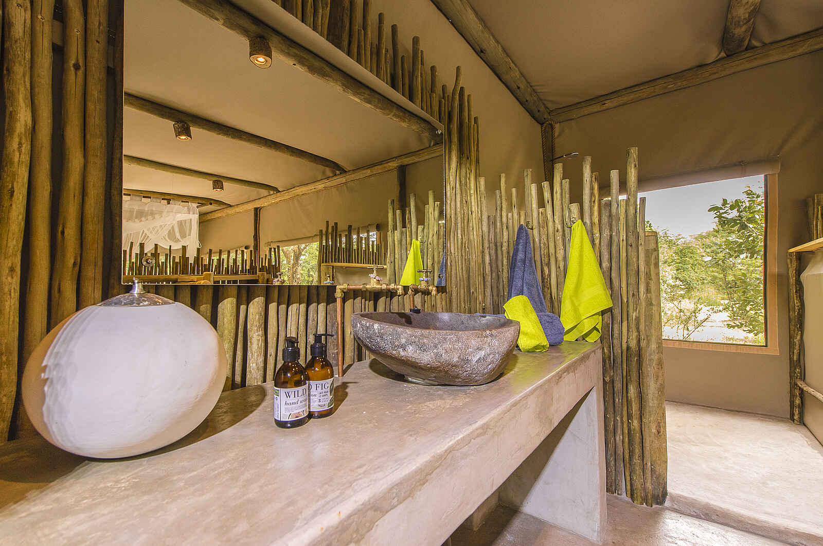 Leopard Plains: Gästebad Leopard Plains: Gästebad