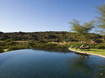 Bushmans Kloof Wilderness Lodge: Der Pool Bushmans Kloof Wilderness Lodge: Der Pool