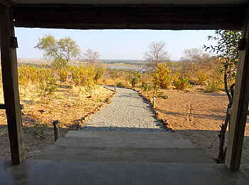 Chobe Elephant Camp: Blick auf die Landschaft Chobe Elephant Camp: Blick auf die Landschaft