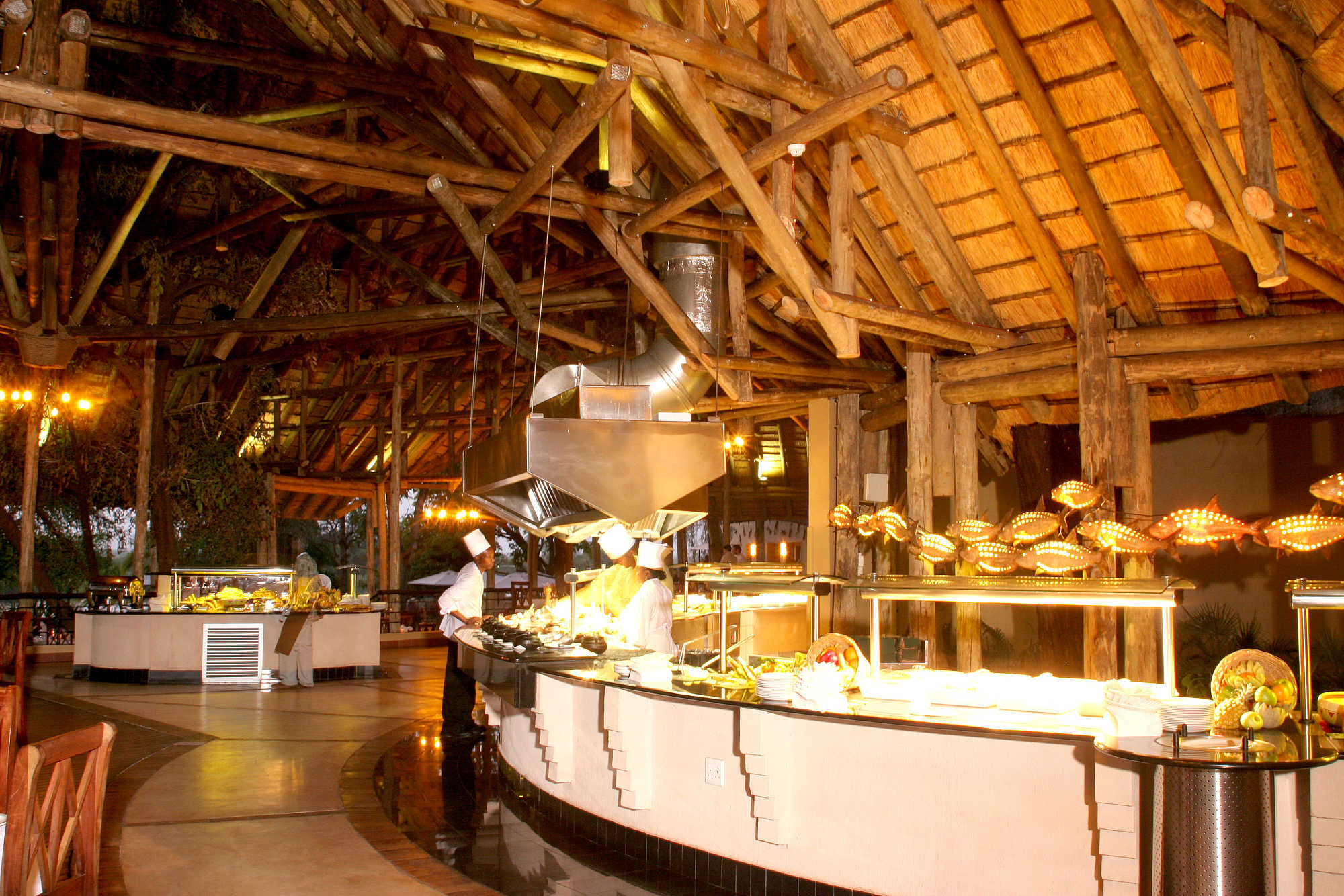 chobe safari lodge restaurant menu