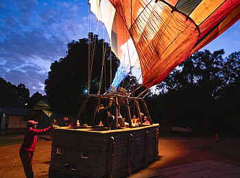 Governors' Il Moran Camp: Heißluftballon