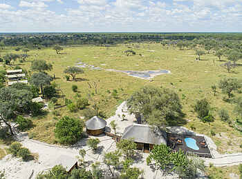 Mogogelo Camp: Das Camp aus der Vogelperspektive Mogogelo Camp: Das Camp aus der Vogelperspektive