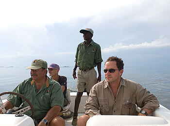 Musango Safari Camp: Motorbootfahrt auf dem Kariba-See