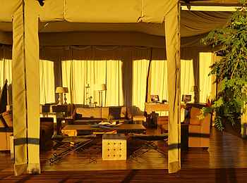 Nambwa Lodge: Hauptzelt Nambwa Lodge: Hauptzelt