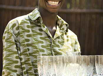 &Beyond Ngala Safari Lodge: Erfrischende Getränke und erfrischende Herzlichkeit