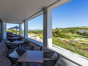 De Zalze Golf Club: Clubterrasse