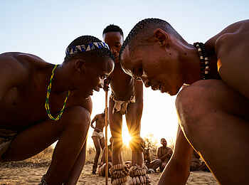 nXamaseri Island Lodge: Begegnung mit den San nXamaseri Island Lodge: Begegnung mit den San