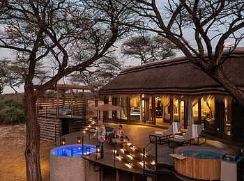 Onguma Camp Kala: Die Terrasse