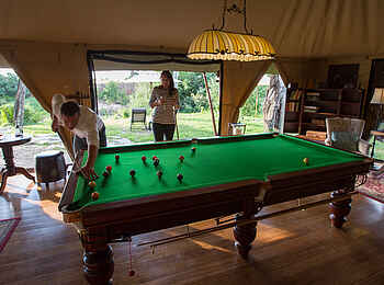 Sand River Masai Mara Camp: Billardzimmer Sand River Masai Mara Camp: Billardzimmer