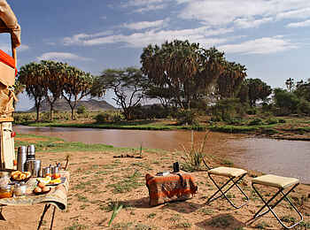 Saruni Samburu: Frühstück am Fluss