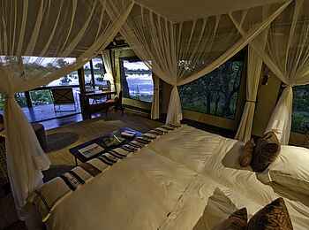 Savuti Camp: Zeltinterieur