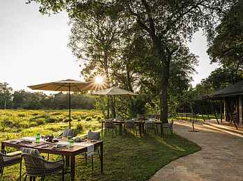 Wilderness Mara Camp: Auf der Terrasse