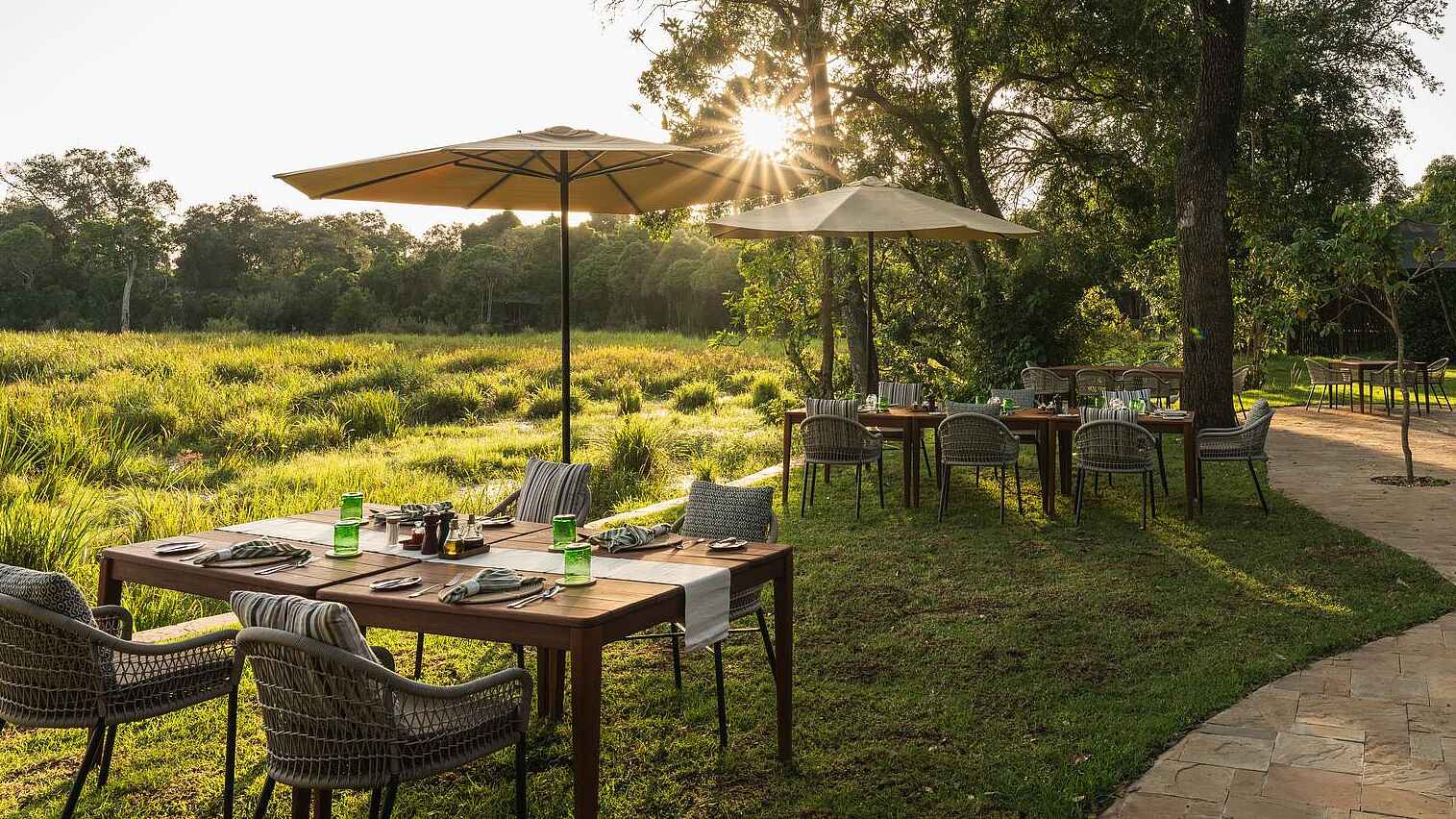 Wilderness Mara Camp: Auf der Terrasse Wilderness Mara Camp: Auf der Terrasse