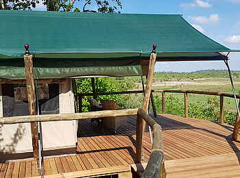 Deteema Springs Camp: Gästezelt mit Veranda