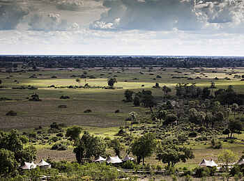 Mombo Camp: Areal des Mombo Camps Mombo Camp: Areal des Mombo Camps