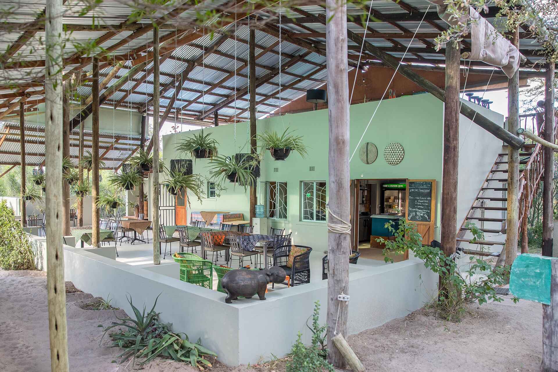 Boteto River Camp: Der Zentralbereich