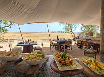 Chisa Busanga Camp: Lunch