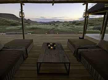 Damaraland Camp: Lounge mit Blick