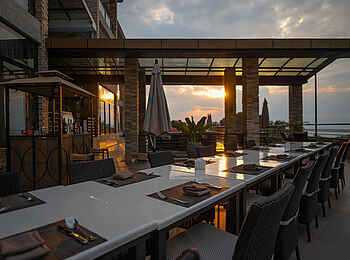 Lux Lake Kivu Hotel: Restaurant Cleo Terrasse