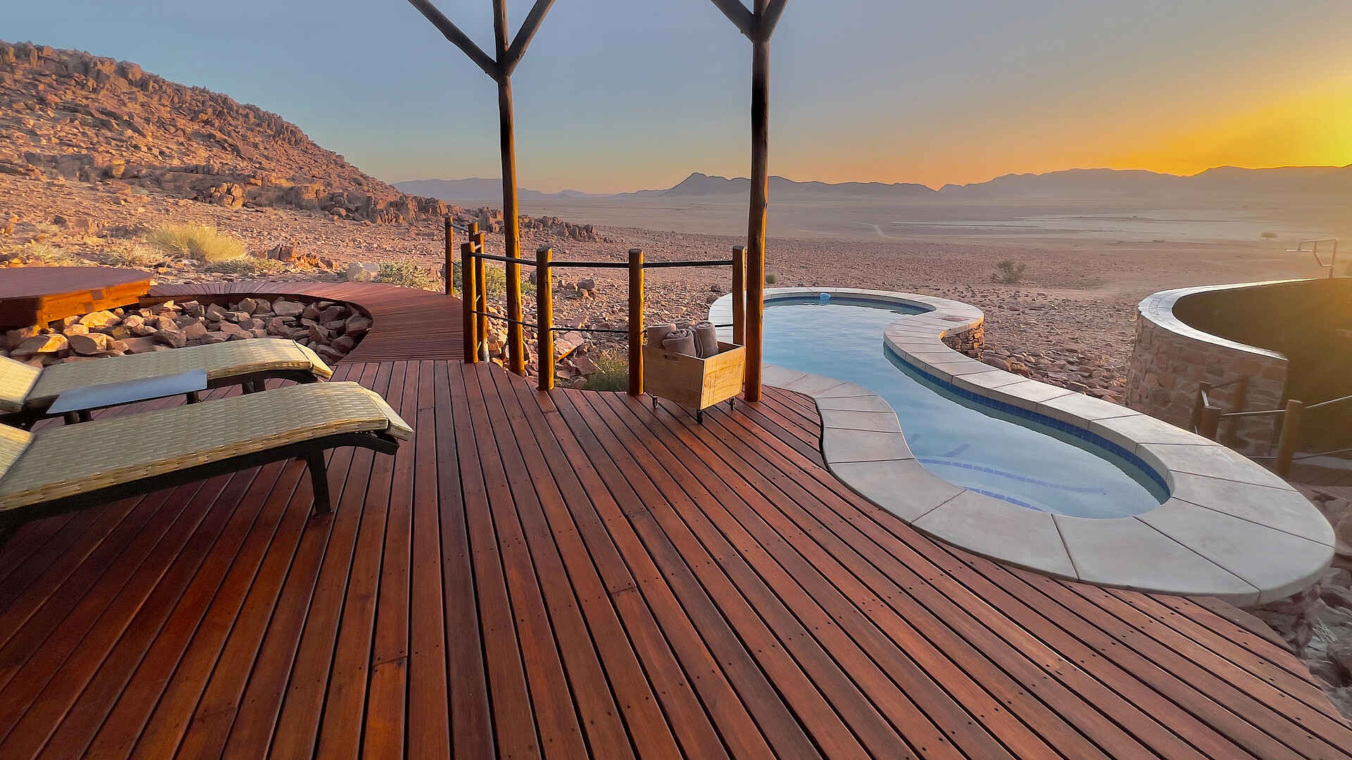 Namib Outpost: Pool der Superior Suite
