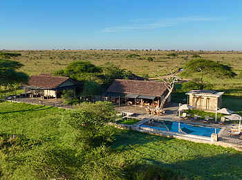 Serengeti Sametu Camp: Der Gästebereich Serengeti Sametu Camp: Der Gästebereich