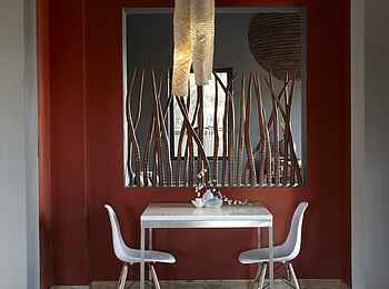 The Olive Exclusive: Restaurant - Tisch vor Deko