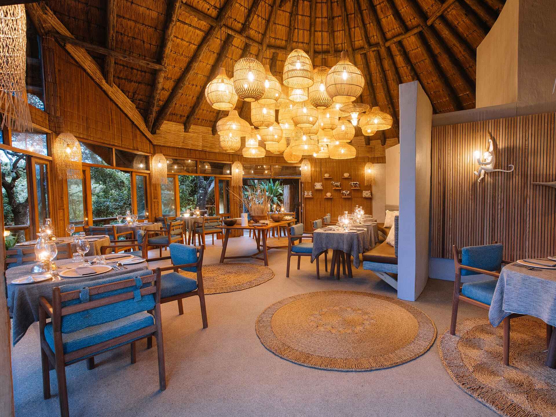 Thonga Beach Lodge: Restaurant
