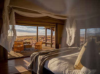 Wolwedans Dune Camp: Blick nach draußen Wolwedans Dune Camp: Blick nach draußen