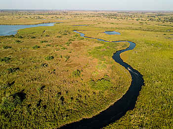 Xugana Island Lodge: Bootsfahrt