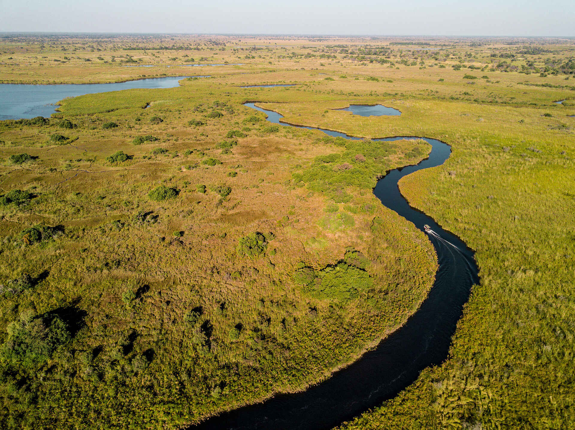 Xugana Island Lodge: Bootsfahrt