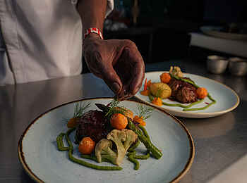 Craters Edge Lodge: Dinner